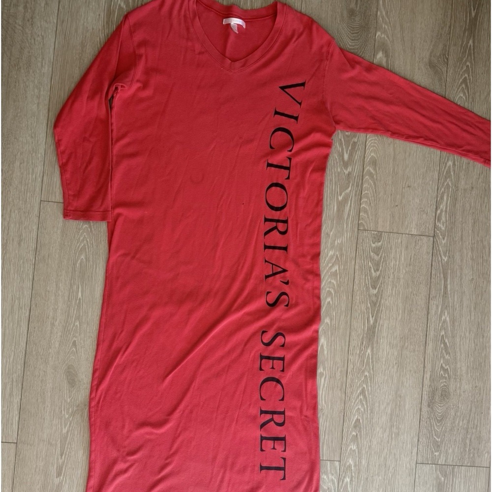 RARE Victoria's Secret VTG Dress Size M Y2K 90s Maxi TShirt Swim Cover Up